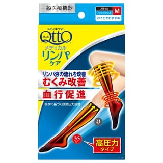 Calcetines de compresión Dr.Scholl Japón Medicut para el cuidado linfático por debajo de la rodilla M - 1 par