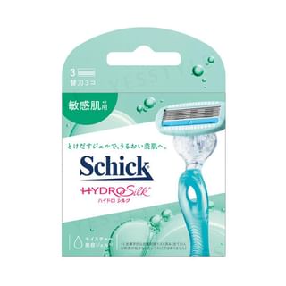 Schick Japan Hydrosilk Sensitive Razor Blade Refill (3 Pieces)