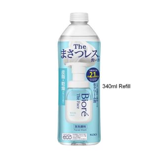 Biore Face Foam Moisturizer, 340ml Refill by Kao