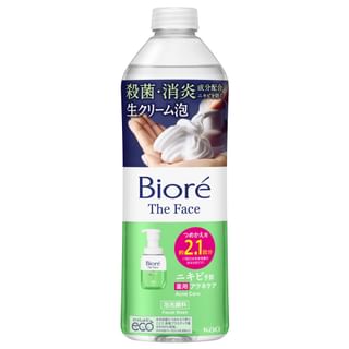 Limpiador facial Biore para el acné, recarga de 340 ml por Kao