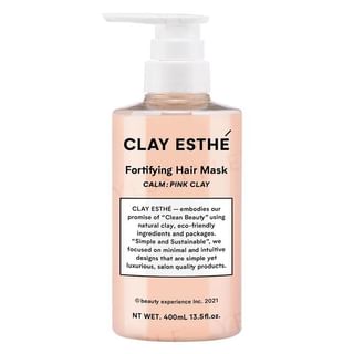Mascarilla capilar fortalecedora CLAY ESTHE - Calma (Arcilla rosa, 400 ml)
