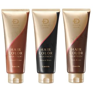Tratamiento de color de cabello ANGFA Scalp-D Beaute, Negro Natural, 200g