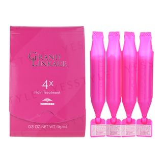 Traitement capillaire Milbon Grand Linkage 4x pour cheveux durs, 9g x 4