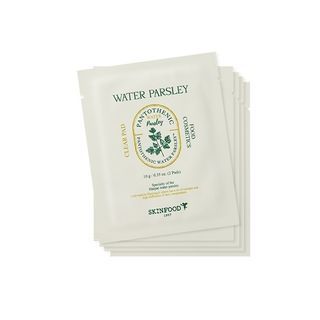 Ensemble de pads nettoyants SKINFOOD à l'eau de persil et à la vitamine B5