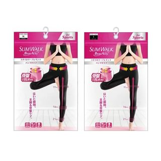 Legging deportivo de compresión Slim Walk BeauActy, Negro, L