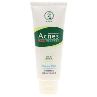 Rohto Mentholatum Acnes Medicated Creamy Wash Face Cleanser