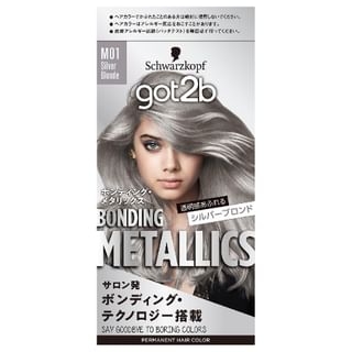 Schwarzkopf Japón - got2b Metálicos Bonding Color de Cabello M01 Rubio Plata