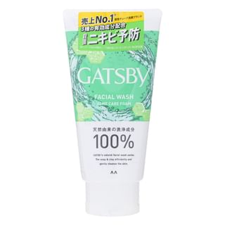 Gel nettoyant facial Mandom Gatsby pour l'acné, 130g