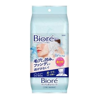 Kao Biore Clear Wipe Sheet, 60 Sheets