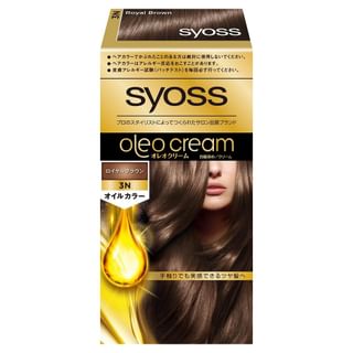 Crème Oléo Syoss pour Couleur de Cheveux 3N Brun Royal