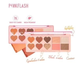 Paleta PINKFLASH Multifuncional - Rubor Fresa Helada