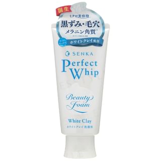 Mousse nettoyante Shiseido Senka Perfect Whip à la argile blanche