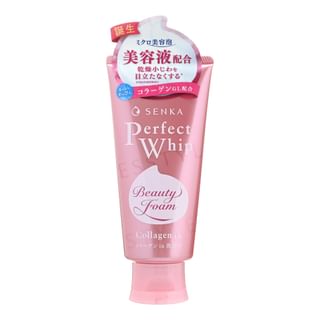 Mousse nettoyante visage Shiseido Senka Perfect Whip au collagène