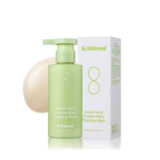 Limpiador facial en espuma By Wishtrend con té verde y enzimas