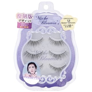 Rizos de ojos Miche Bloomin' - Línea original 12 Dulce Marrón (Cejas artificiales)