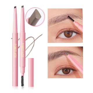 Lápiz de cejas automático a prueba de agua PINKFLASH, 4 colores #01 Castano Natural