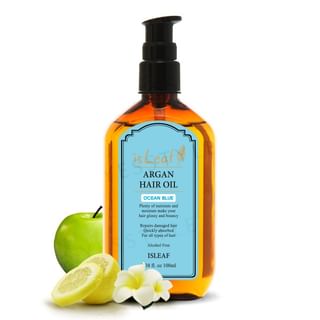 Aceite de cabello argán isLeaf Azul Océano 100 ml
