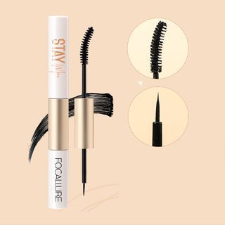 Máscara y delineador de ojos volumizador FOCALLURE 2 en 1