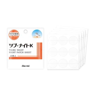 Tsubu Night K Patch Sheets, 45 Patches