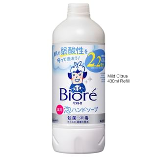 Kao Biore U Foaming Hand Wash Mild Citrus - 430ml Refill