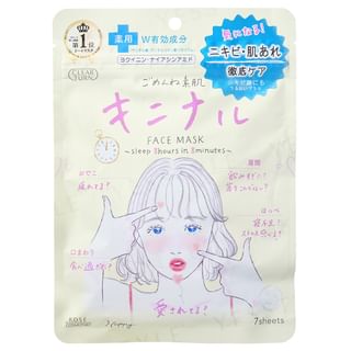 Masque Kose Clear Turn - Masque en feuille médicalé pour l'acné et la peau rugueuse