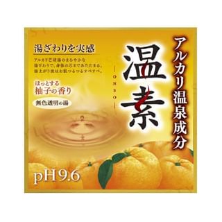 EARTH ONSO PH9.6 Bath Agent with Yuzu Fragrance - 15 packs (30g each)
