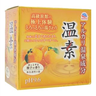 Agent de bain EARTH ONSO PH9.6 avec parfum Yuzu - 15 sachets (30g chacun)