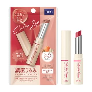 Crema calmante para labios DHC con aroma natural - Rojo Burdeos