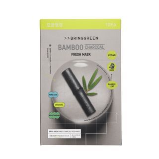 Set de mascaras frescas BRING GREEN - Mascarillas de carbón de bambú (6 tipos)
