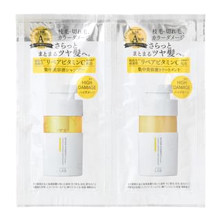 Set de prueba de champú y tratamiento reparador con vitamina C de JPS LABO