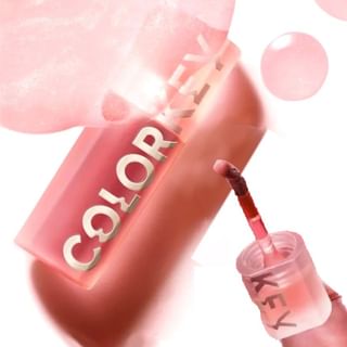 Brillo labial espejo acuático COLORKEY - Rojo Burbujas (3 ml)