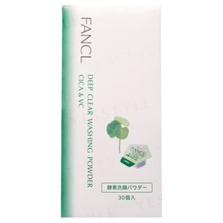 Polvo de lavado Fancl Deep Clear con CICA y VC, 30 unidades