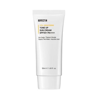 Protector solar y base de maquillaje ROVECTIN Esenciales para la piel con doble tono
