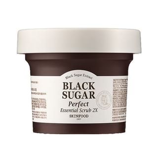 Limpieza Exfoliante Perfecta de SKINFOOD con Azúcar Negro 2X, Versión 2023 - 210g