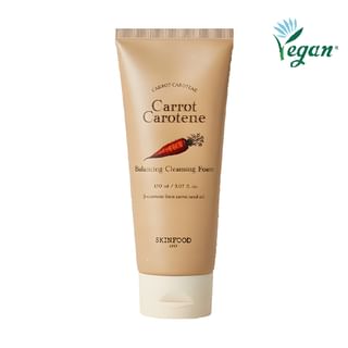 Mousse nettoyante équilibrante SKINFOOD à la carotte et au bêta-carotène