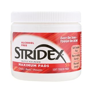 Toallitas Stridex Ácido Salicílico del 2%