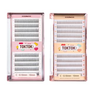 CORINGCO Toktok-Hara Filter Eyelash - 7 Types (Brown) - 10mm