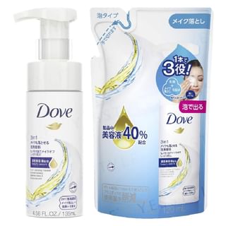 Mousse limpiadora 3 en 1 Dove Japón, 135 ml