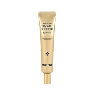 Crema para el contorno de los ojos MEDIPEEL Reparadora con Oro 24K y Escargot