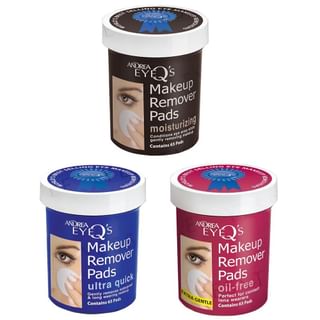 Toallitas desmaquillantes hidratantes Andrea Eye Q - 65 uds