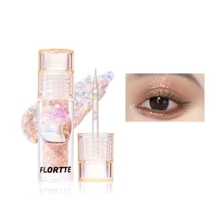 Sombra de ojos líquida reluciente FLORTTE