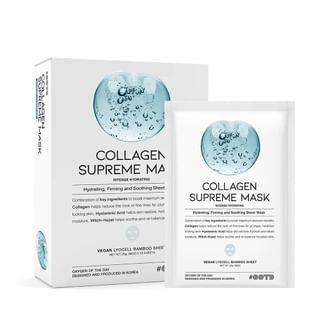 Ensemble de masque suprême au collagène OOTD - 25g x 10 feuilles