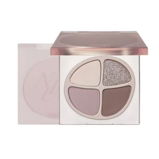 Paleta de sombras para ojos JOOCYEE 4 colores - Nude Taro #F13, 4.3g