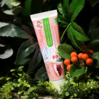 Pastas de dientes Rasyan con clavo de olor, aloe vera y hoja de guayaba, 100g