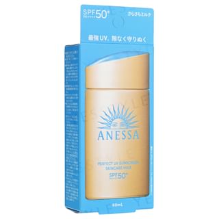 Lait solaire Shiseido Anessa Perfect UV SPF 50+ PA++++ - Lait protecteur solaire