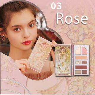 Palette de maquillage MilleFee Fleur Dame 03 Rose