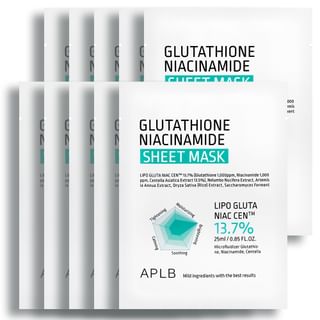 Masque tissu APLB Glutathion et Niacynamide