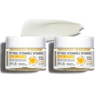 Coffret crème visage rétinol, vitamine C et vitamine E APLB