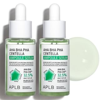 Ensemble sérum APLB AHA BHA PHA avec centelle asiatique - Duo de sérums