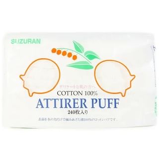 Toallitas de algodón Suzuran Absorbe, 240 unidades